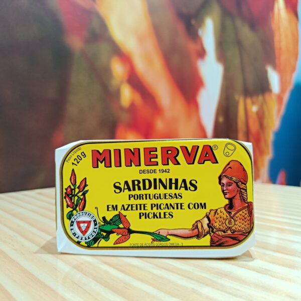 Sardinha Inteira em Azeite Refinado Picante com Pickles 120 g