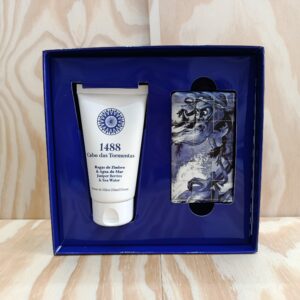 Coffret Cabo das Tormentas, creme de maos e sabonete 150g
