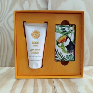 Coffret Brasil, creme de maos e sabonete 150g