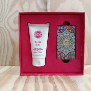 Coffret India, creme de maos e sabonete 150g